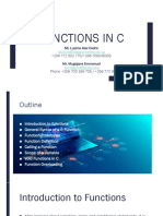 Functions in C PDF