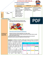 Actividades Del 06 Al 10 de Setiembre