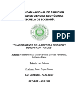 4 - Financiamiento de La Represa de Itaipu y Deudas Contraidas