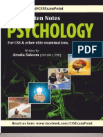Psychology Notes PDF