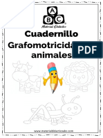 Cuadernillo Grafomotricidad de Animales Mdabc PDF