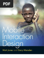 Download Mobile Interaction Design by darktuareg SN64313418 doc pdf