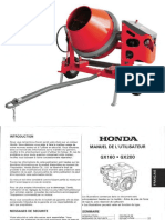Betonniere ST350 Moteur Honda GX160QX3 Vito 30 PDF