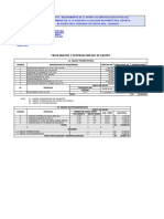 Calculo de Movilizacion y Desmovilizacion PDF