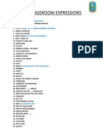 Classroom Expressions PDF