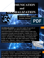 COMMUNICATION and Globalization