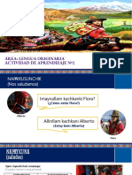 Actividad de Aprendizaje #2 - PPT - Saludos - Vi Ciclo PDF
