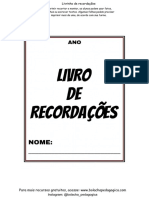 Livrinho de Recordacoes Bolacha Pedagogica PDF