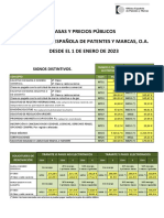2023 TASAS y PRECIOS PUBLICOS PDF