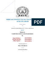 Shri Sai Institute of Technology, Aurangabad: "6Wxg/Dq/Fdvhriidnhsurilolqj"