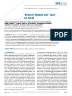 Dielectric Contrast Between Normal and Tumor Ex-Vivo Human Liver Tissue