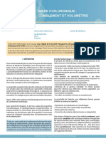 Acide Hyaluronique Comblement Et Volumetrie PDF