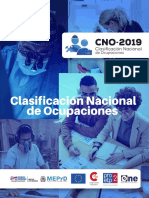 Documento Clasificacion Nacional de Ocupaciones Cno 2019p PDF