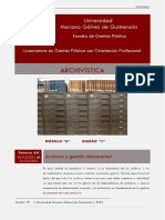 Archivística - Unidad de Estudio 5