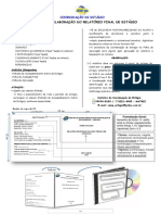 Manual para Elaboração de Relatório de Estágio - 2022 PDF