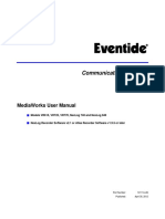 Eventide MediaWorks User Manual PDF