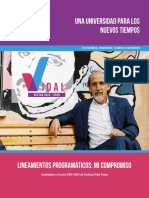 Lineamientos Programáticos Vidal Rojas - 2022-2026 - 0 PDF