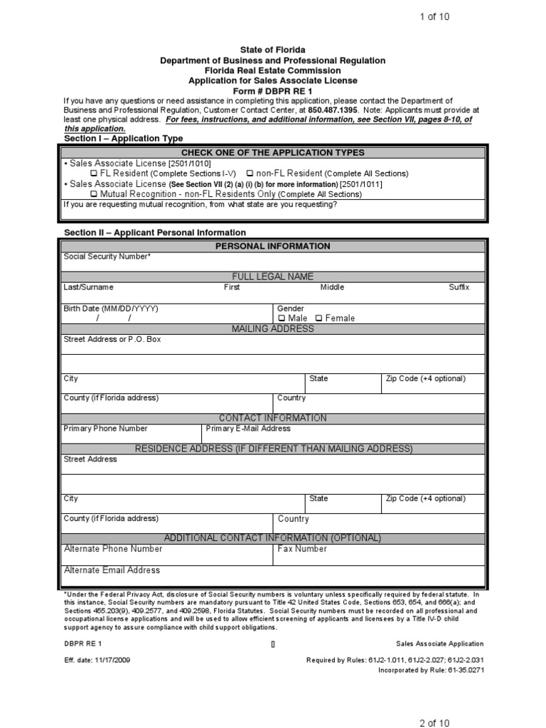 DBPRRE1SalesAssociateApplicationV2 Notary Public Test (Assessment)