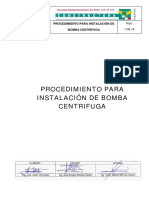 Segsa-Pc-029 Procedimiento para Instalacion de Bomba Centrifuga PDF
