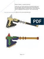 Warhammer Chainaxe - Assembly Instructions