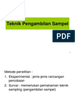 Teknik Pengambilan Sampel PDF