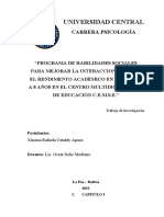 Mejorando la interacción social y el rendimiento académico en niños de 6 a 8 años a través de un programa de habilidades sociales