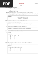 Quiz1 Solutions PDF