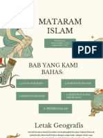 Mataram Islam: Presented By: Mahar Ragilia S. (20) Nabila Husna