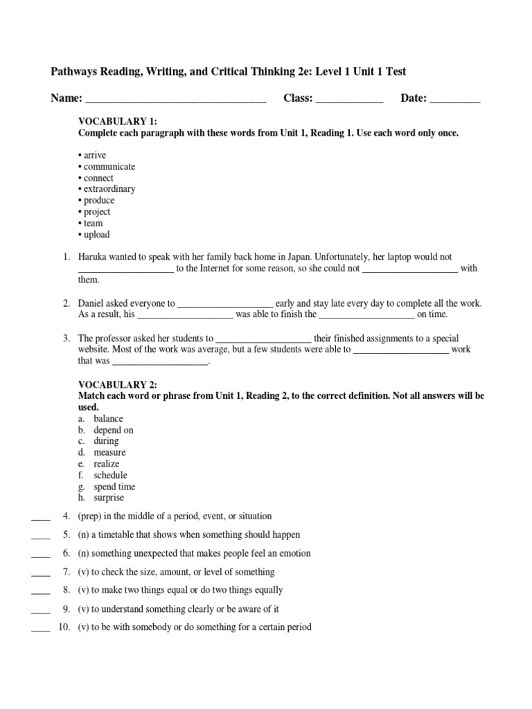 pathways-reading-writing-and-critical-thinking-2e-level-1-unit-1