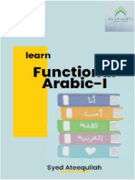 3-Functional Arabic-I, (Tue-Thurs) PDF