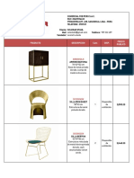 Listado de Muebles - Casacor - Dis Soledad Stahl PDF