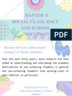 Social Class, Race and School Achievement