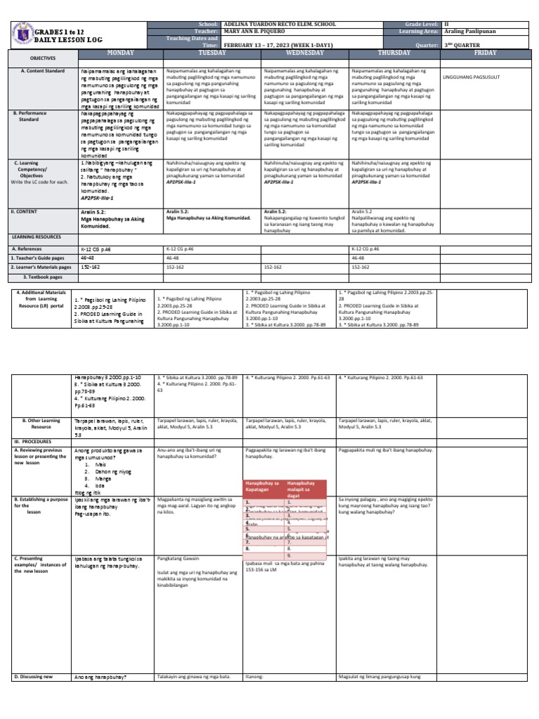 Quarter 3 Week 2 | PDF