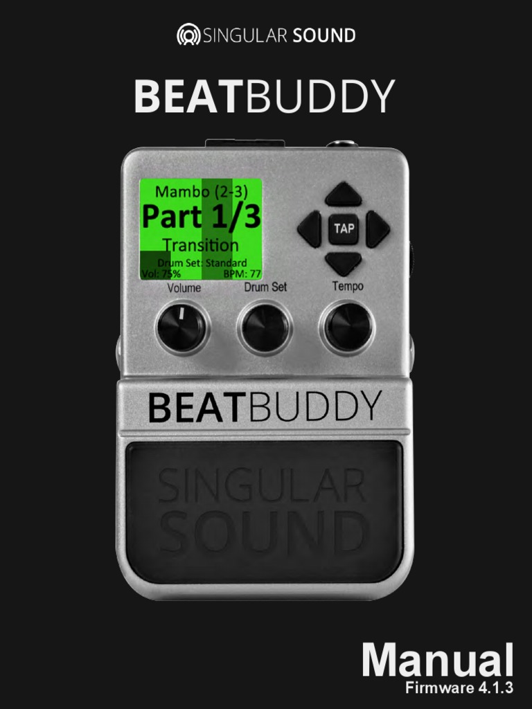 BeatBuddy Manual (FW 4.1.3) PDF PDF