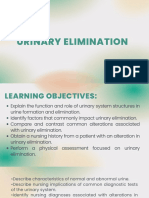 Group Iv - Urinary Elimination PDF