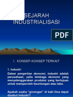 SEJARAH INDUSTRIALISASI