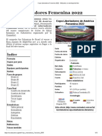 Copa Libertadores Femenina 2022 - Wikipedia, La Enciclopedia Libre