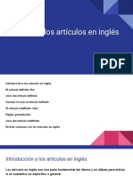 El Arte de Los Artículos en Inglés PDF