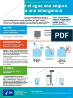 Make Water Safe During Emergency Spanish P