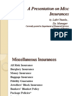 Misc Insurances - 1463317156757