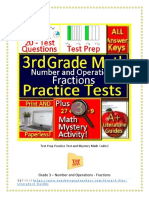 18 - 3rd Grade NWEA MAP Math Test Prep - Geometry and Fractions RIT 171-220 PDF