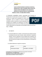 Edital para Selecao de Fiscais