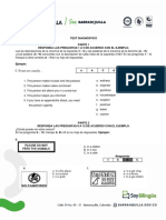 Test Diagnósticos Prueba Saber