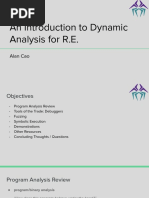 An Introduction To Dynamic Analysis For R.E. (2020) PDF