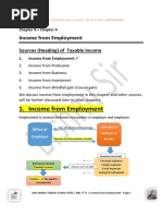 Income From Employment PDF