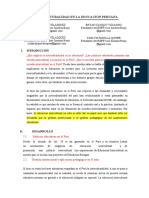 Interculturalidad en La Educación Ensayo