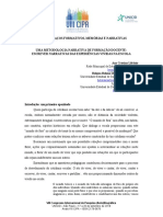 LIBANIO - PROENÇA - SERODIO - Uma Metodologia Narrativa de Formação Docente - CIPA 2018 PDF