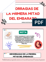 Hemorragias de La Primera Mitad Del Embarazo PDF