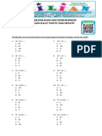 Soal Penjumlahan Dan Pengurangan Bilangan Bulat Positif Dan Negatif - Level 2 PDF
