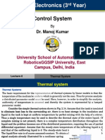 Cslecture-4 Thermal System & Transfer Function PDF